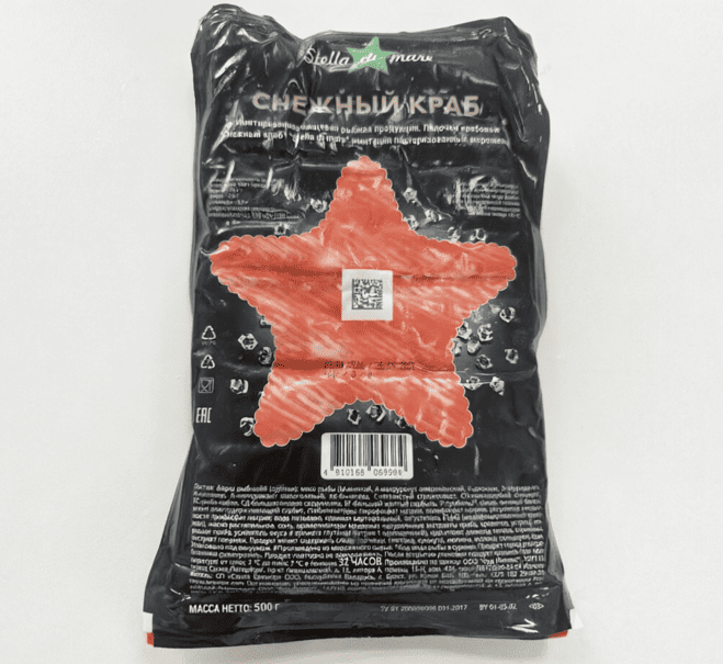 Снежный краб сурими Stella di mare 500 гр оптом от Фуд Импекс